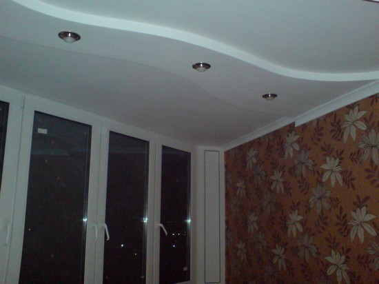 двухуровневые потолки из гипсокартона