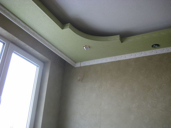 Процесс сборки гипсокартонной ниши на потолке